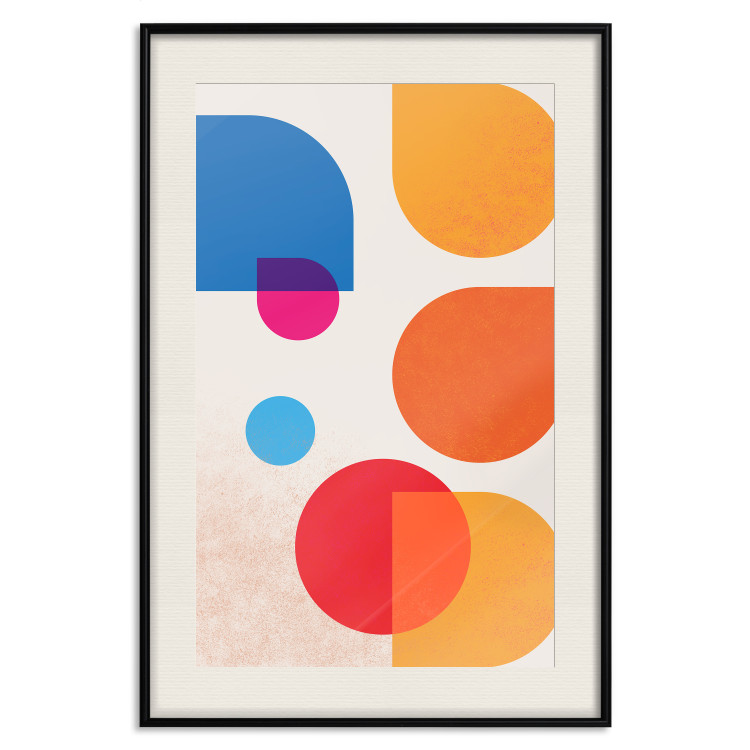 Poster Colorful Harmony - colorful geometric figures in an abstract motif 135620 additionalImage 5