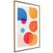 Poster Colorful Harmony - colorful geometric figures in an abstract motif 135620 additionalThumb 20