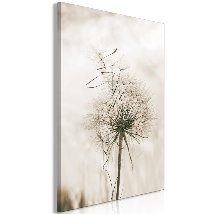 Canvas Print Gentle Breeze (1-piece) Vertical - dandelion in boho motif 135820 additionalImage 2