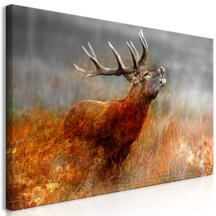 Large canvas print Roaring Deer II [Large Format] 137620 additionalImage 2