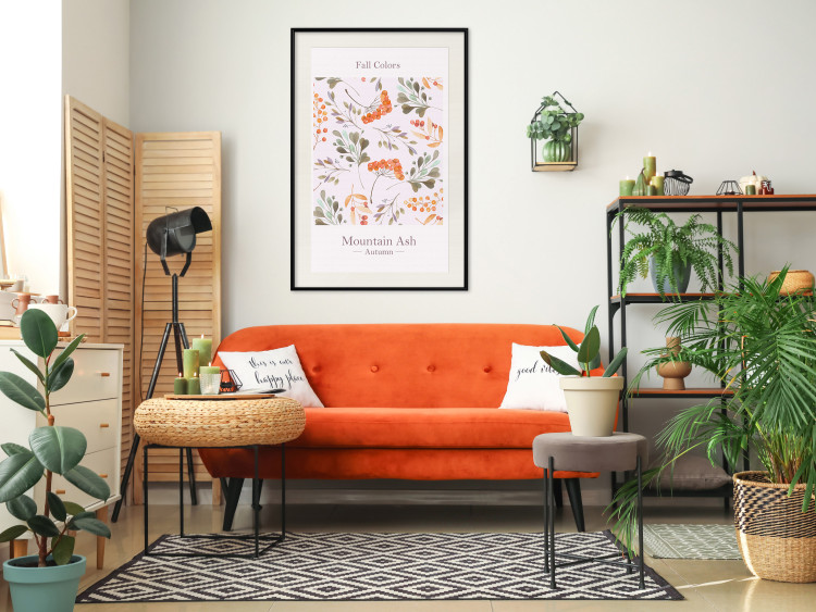 Wall Poster Fall Colors - English text and colorful autumn plants 138220 additionalImage 15