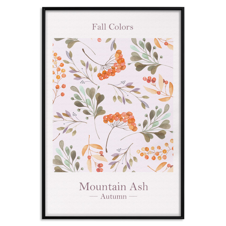Wall Poster Fall Colors - English text and colorful autumn plants 138220 additionalImage 8