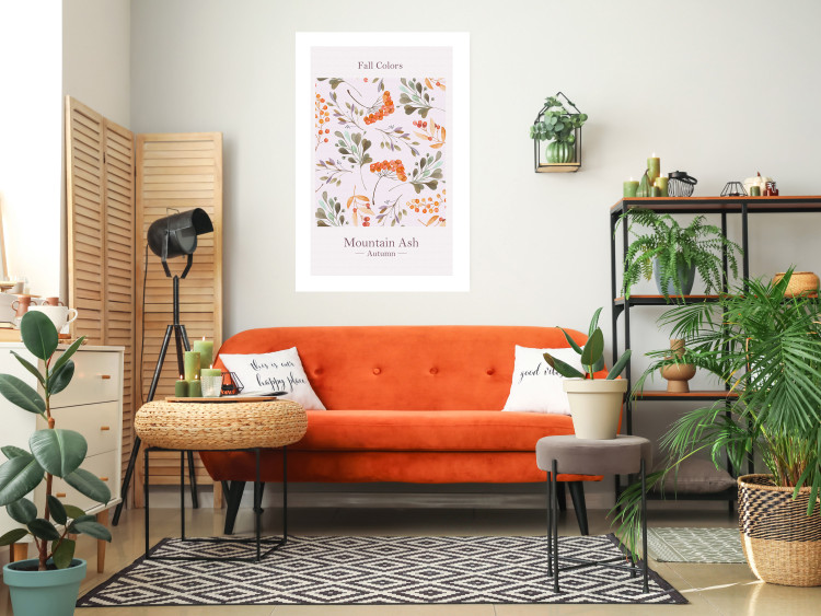 Wall Poster Fall Colors - English text and colorful autumn plants 138220 additionalImage 19