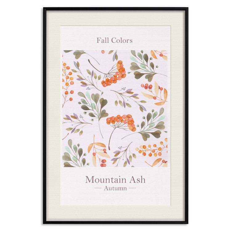 Wall Poster Fall Colors - English text and colorful autumn plants 138220 additionalImage 13