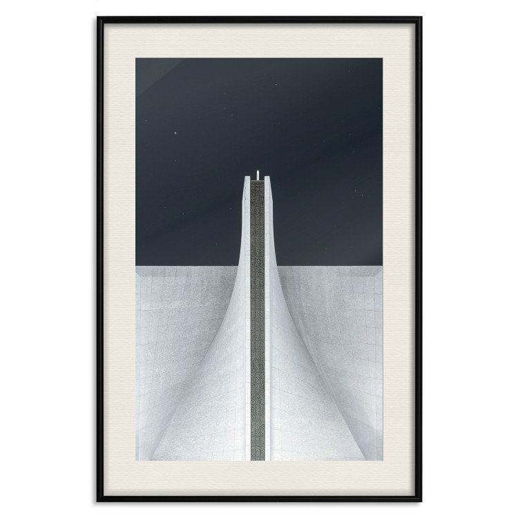 Poster Original Architecture - abstract white structure in space 141220 additionalImage 18