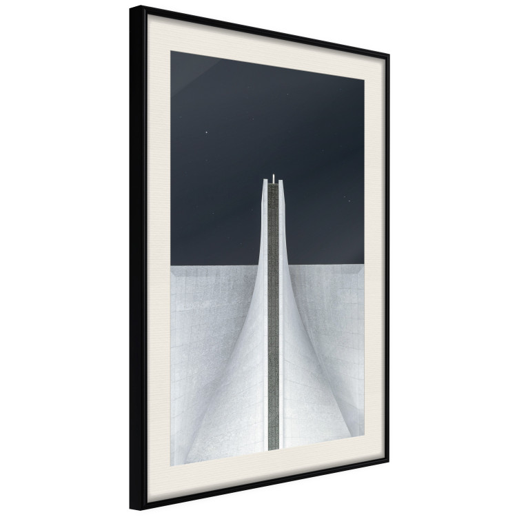 Poster Original Architecture - abstract white structure in space 141220 additionalImage 3
