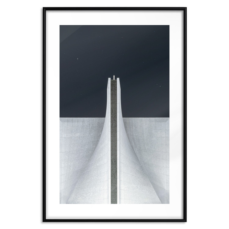 Poster Original Architecture - abstract white structure in space 141220 additionalImage 16