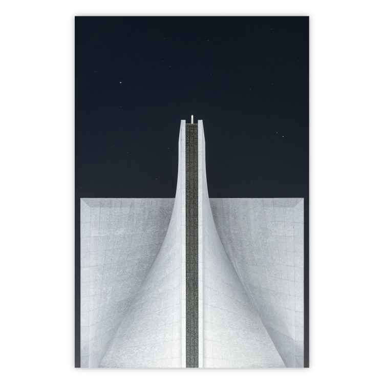 Poster Original Architecture - abstract white structure in space 141220
