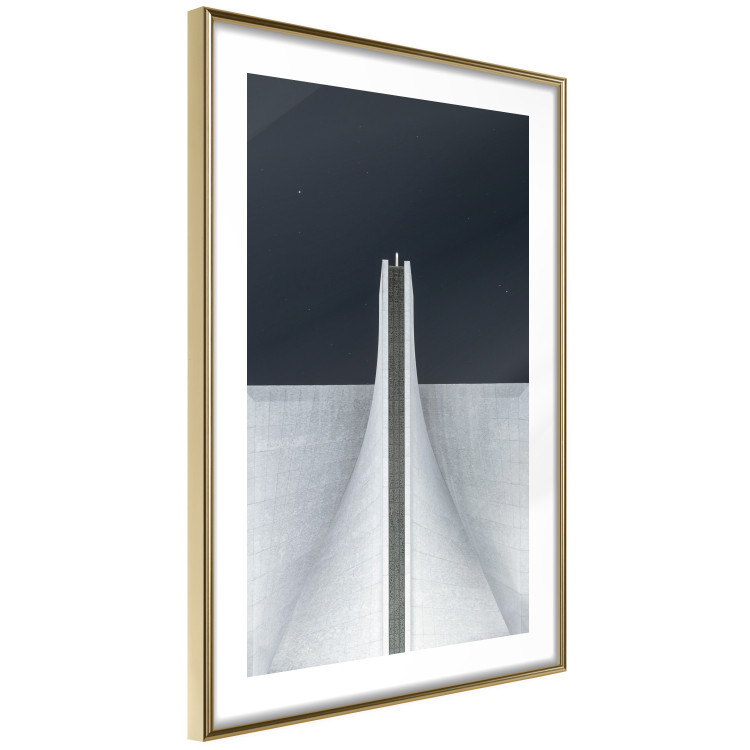 Poster Original Architecture - abstract white structure in space 141220 additionalImage 5