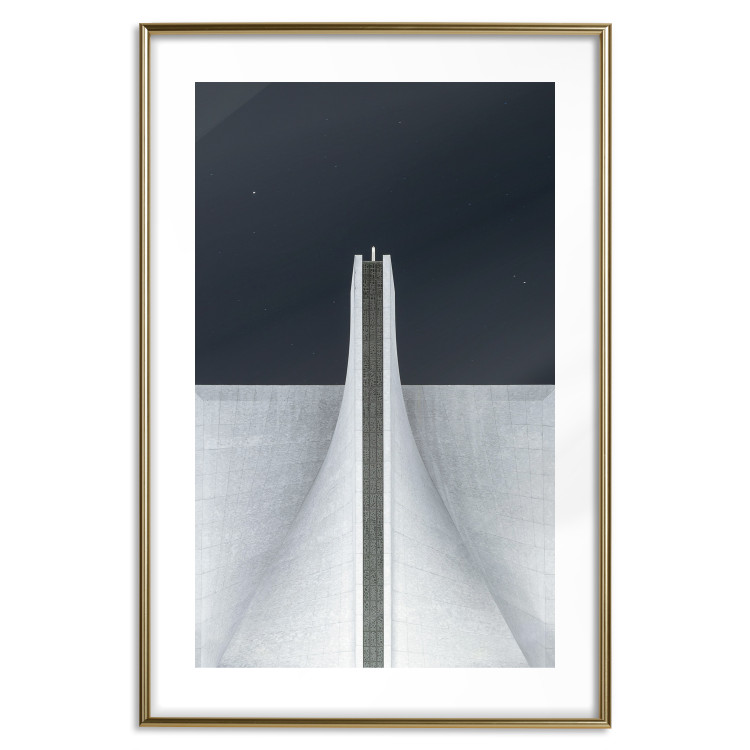 Poster Original Architecture - abstract white structure in space 141220 additionalImage 15