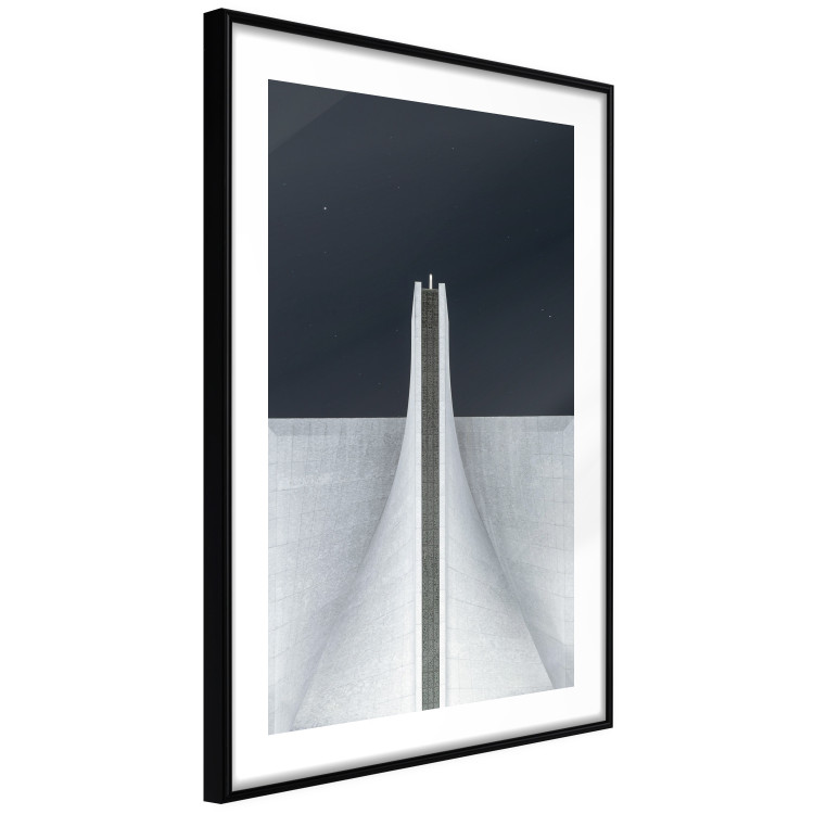 Poster Original Architecture - abstract white structure in space 141220 additionalImage 10