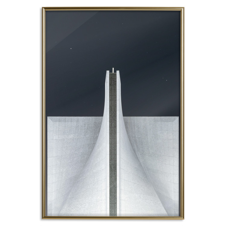 Poster Original Architecture - abstract white structure in space 141220 additionalImage 17