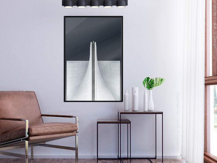 Poster Original Architecture - abstract white structure in space 141220 additionalImage 6