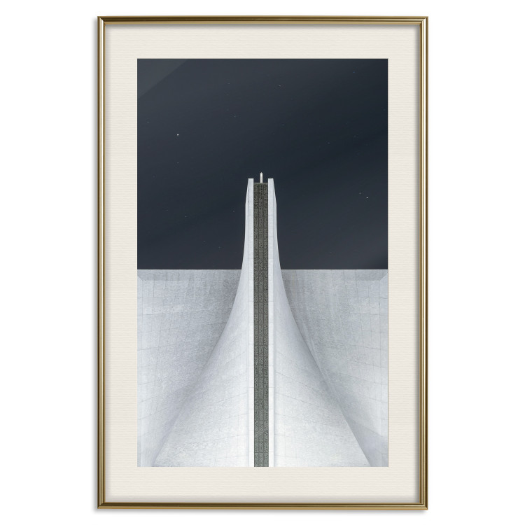 Poster Original Architecture - abstract white structure in space 141220 additionalImage 19