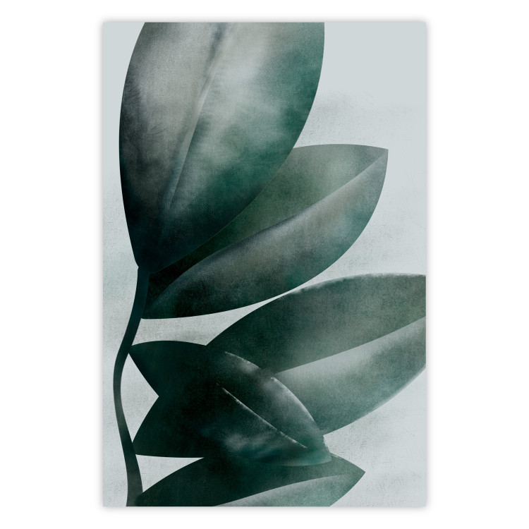 Wall Poster Olive Leaves - plant composition of green leaves on a light background 142320