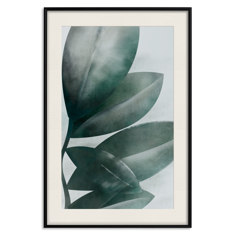 Wall Poster Olive Leaves - plant composition of green leaves on a light background 142320 additionalImage 14