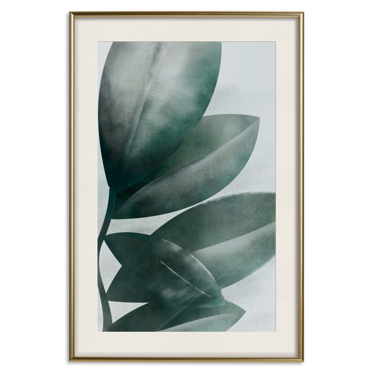 Wall Poster Olive Leaves - plant composition of green leaves on a light background 142320 additionalImage 13