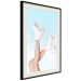 Poster Pink Roller Skates Against a Blue Sky - Girl Swinging Her Legs 144120 additionalThumb 11
