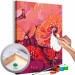 Paint by Number Kit Coral Pink Poppies - Blooming Pink Flowers, Flower Buds 144520