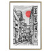 Poster Street in Japan - Asian Style Black and White City Architecture 145520 additionalThumb 23