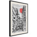 Poster Street in Japan - Asian Style Black and White City Architecture 145520 additionalThumb 12
