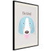 Poster Be Kind - Blue Cheerful Dog and Motivational Slogan for Children 146620 additionalThumb 9