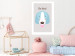 Poster Be Kind - Blue Cheerful Dog and Motivational Slogan for Children 146620 additionalThumb 10