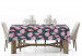 Tablecloth Fabulous buds - composition with pink flowers on a dark background 147320 additionalThumb 4