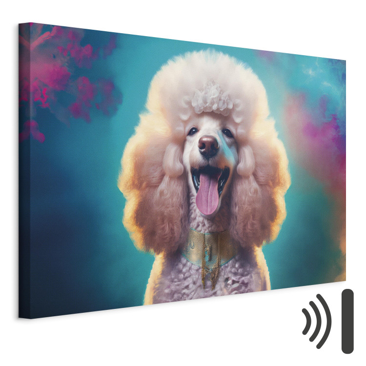 Canvas AI Fredy the Poodle Dog - Joyful Animal in a Candy Frame - Horizontal 150220 additionalImage 8