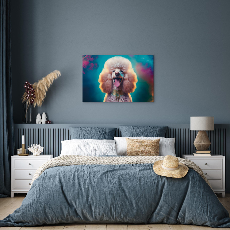 Canvas AI Fredy the Poodle Dog - Joyful Animal in a Candy Frame - Horizontal 150220 additionalImage 11