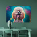 Canvas AI Fredy the Poodle Dog - Joyful Animal in a Candy Frame - Horizontal 150220 additionalThumb 9
