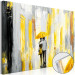 Print On Glass Umbrella in Love - Yellow [Glass] 150620