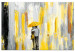 Print On Glass Umbrella in Love - Yellow [Glass] 150620 additionalThumb 2
