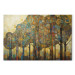Large canvas print Mosaic Forest - An Abstraction With a Forest Motif Generated by AI [Large Format] 151120