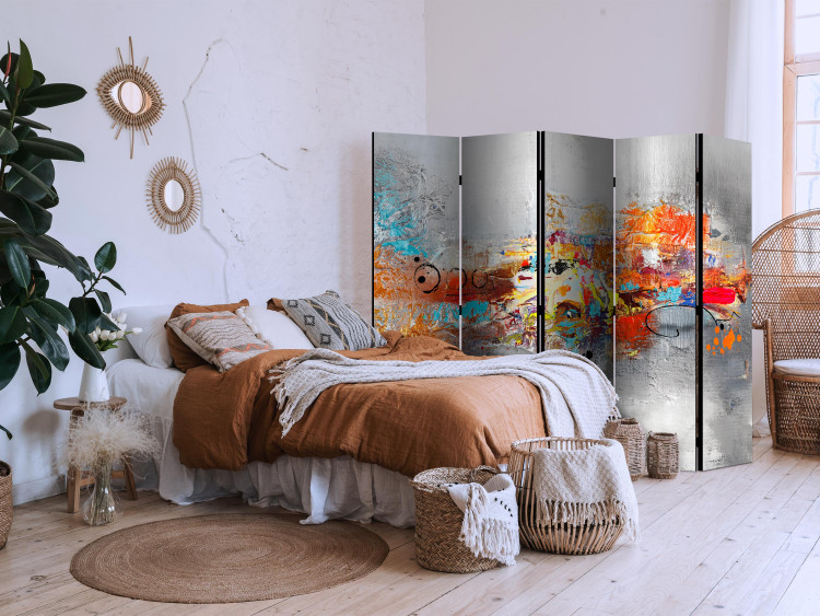 Room Divider Dominanta - Colorful Abstraction II [Room Dividers] 151720 additionalImage 2
