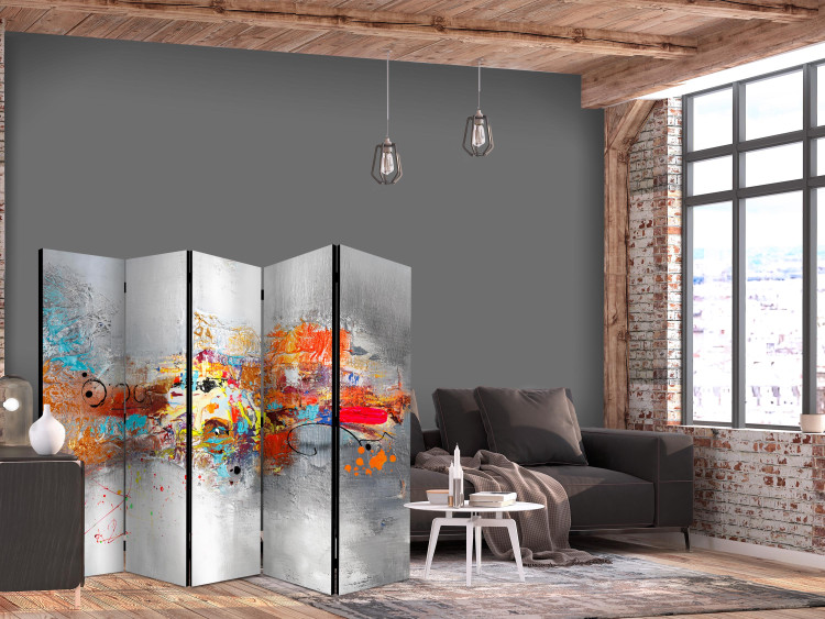 Room Divider Dominanta - Colorful Abstraction II [Room Dividers] 151720 additionalImage 4
