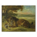 Art Reproduction Lion and Alligator 154820