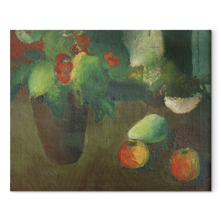 Reproduction Painting Still Life with Begonia, Apples and Pear 155220