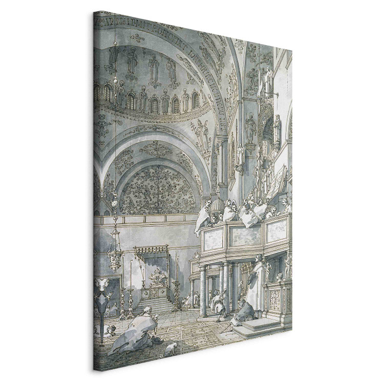 Art Reproduction The Choir Singing in St. Mark's Basilica, Venice 158720 additionalImage 2