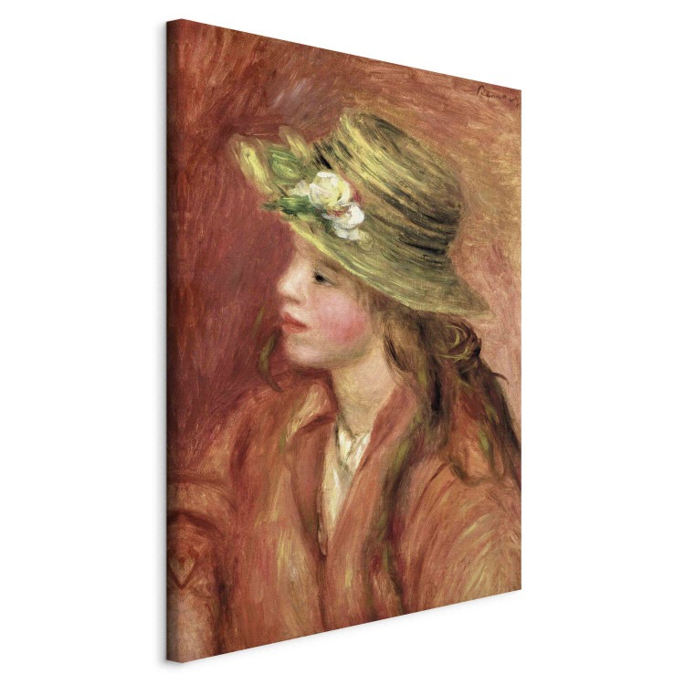 Reproduction Painting Young Girl in a Straw Hat 159320 additionalImage 2