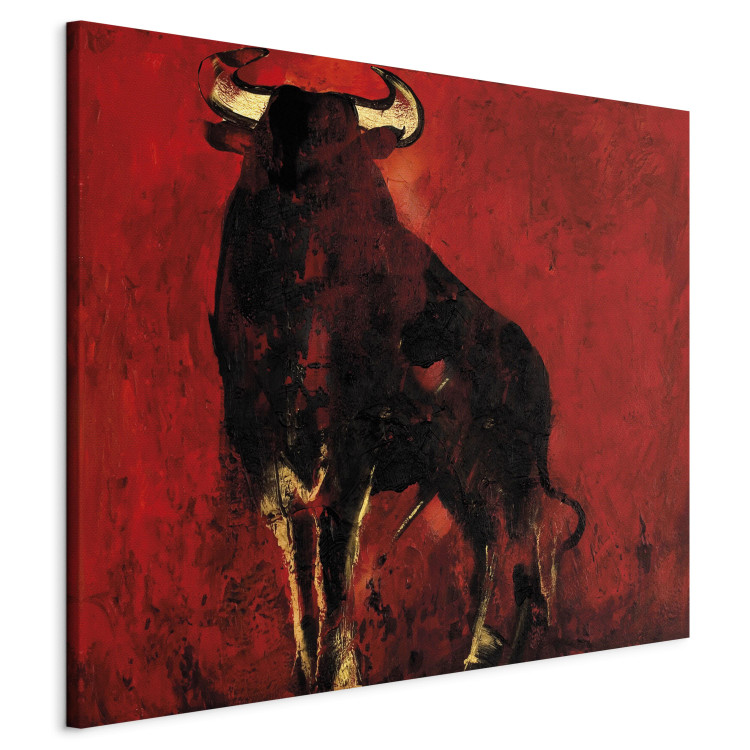 Canvas Print Wild bull 49520 additionalImage 2