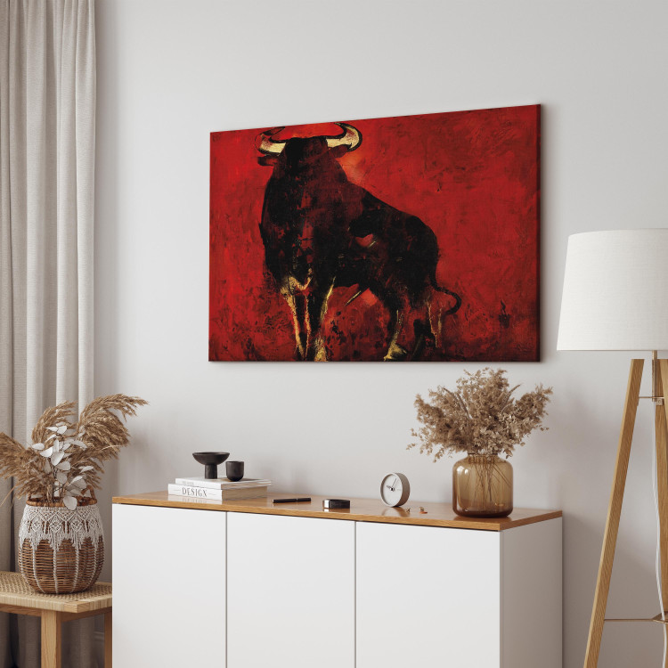 Canvas Print Wild bull 49520 additionalImage 4
