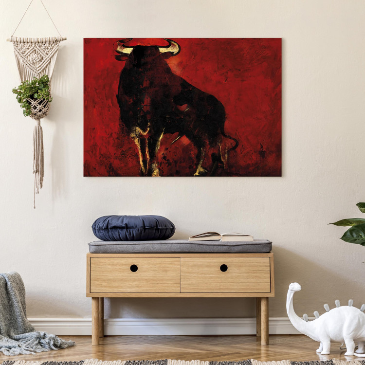 Canvas Print Wild bull 49520 additionalImage 5