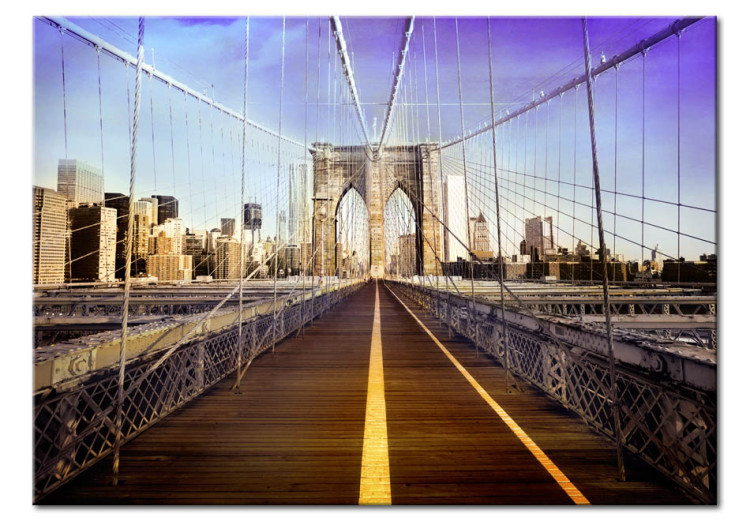 Canvas Across the Brooklyn Bridge - New York architecture landmark 50420