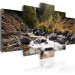 Canvas Art Print A waterfall in the middle of wild nature 58520 additionalThumb 2