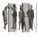 Room Divider Elegant Zoo II - animals in the form of male silhouettes in retro style 95320