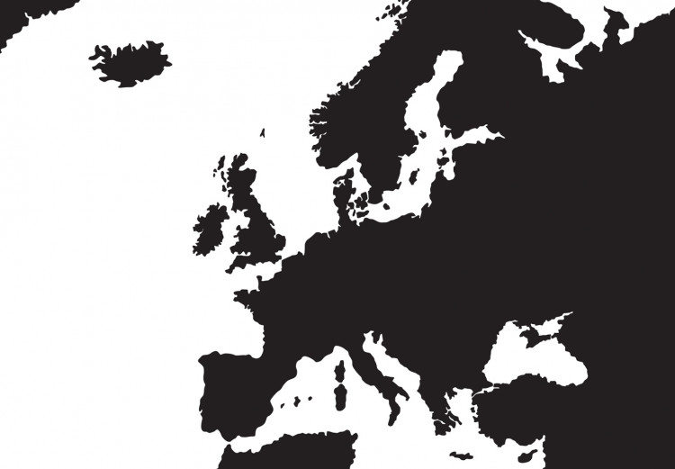 Cork Pinboard World Map: Black & White Elegance [Cork Map] 96020 additionalImage 5