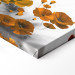 Canvas Colorful Poppies (1-piece) - Orange Flower Petals on a Gray Background 98620 additionalThumb 6
