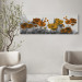 Canvas Colorful Poppies (1-piece) - Orange Flower Petals on a Gray Background 98620 additionalThumb 11