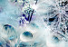 Canvas Covered in Ice (1-piece) - Winter Abstraction with Botanical Motif 105730 additionalThumb 5